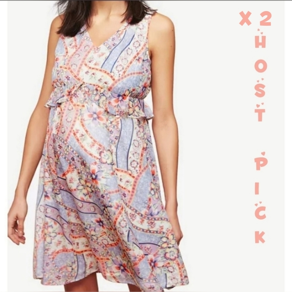 Motherhood Maternity Printed A-Line Dress